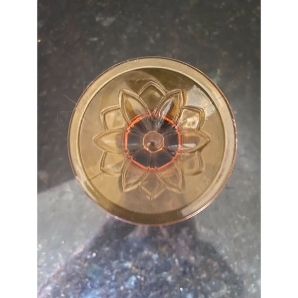 Tiara Sandwich 6" Amber Iced Tea Glass - Picture 8 of 8